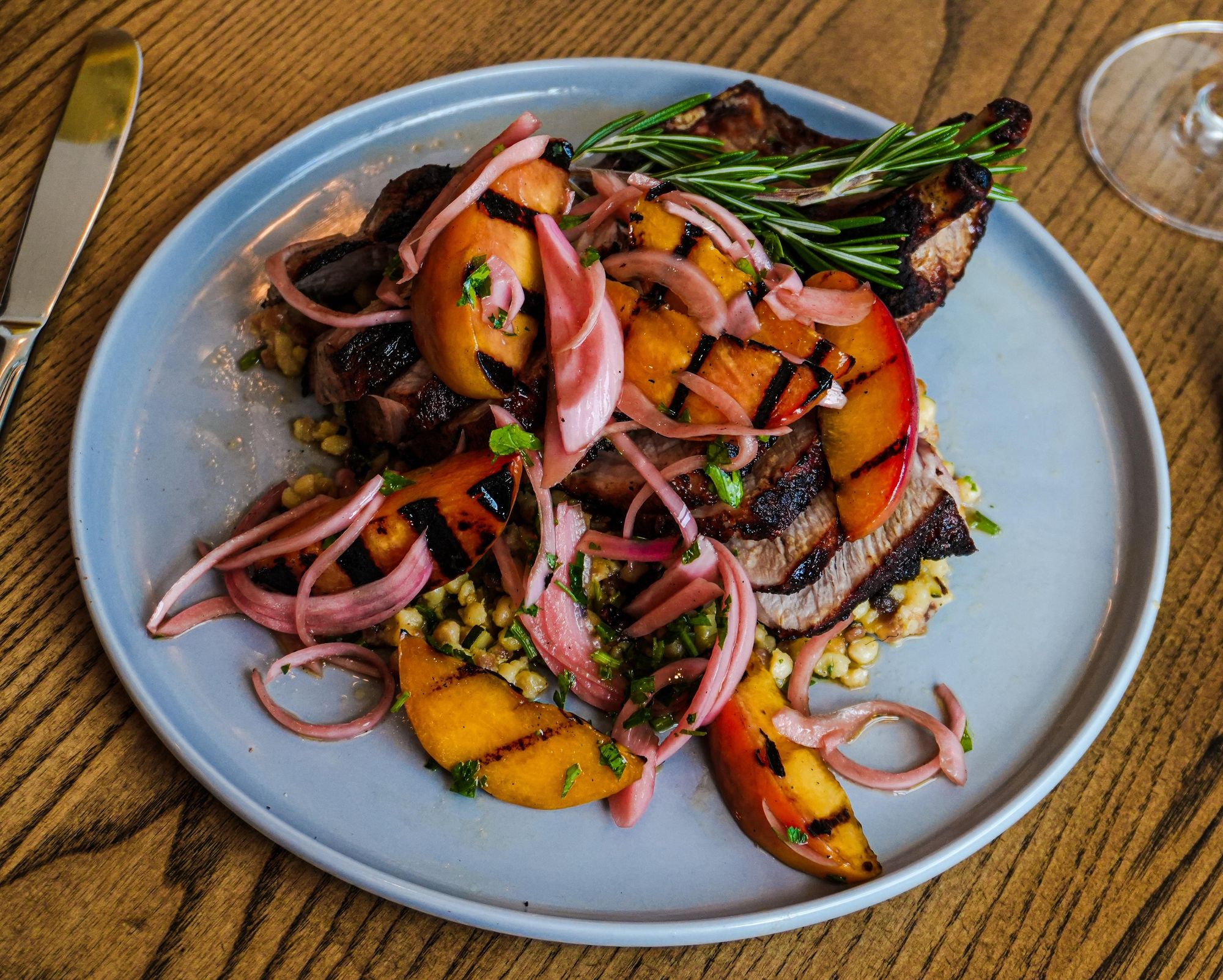 Pan Seared Double Cut Pork Chop