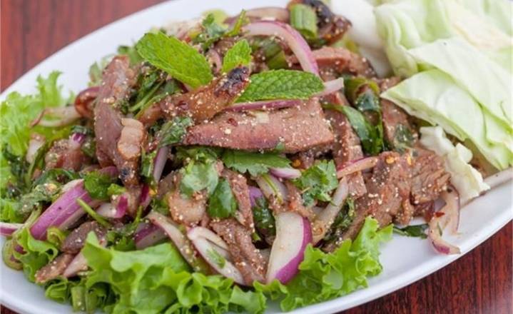 12.Grilled Beef Nam Tok