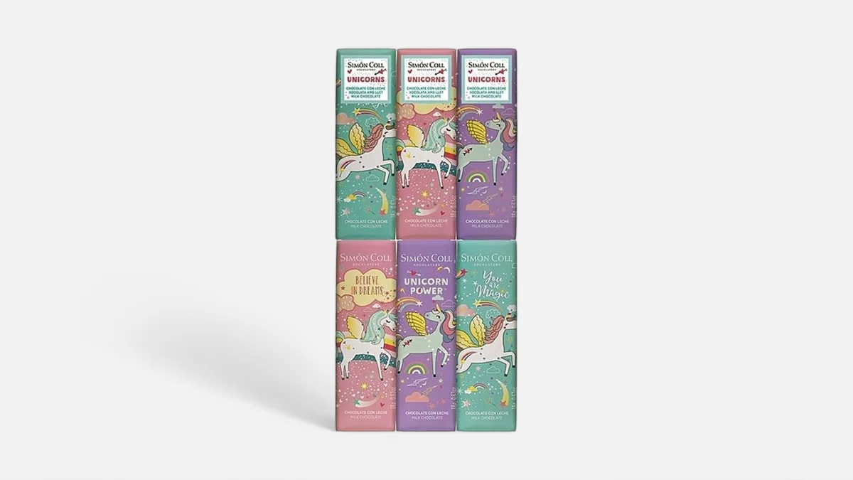 2 pk unicornsjokolade