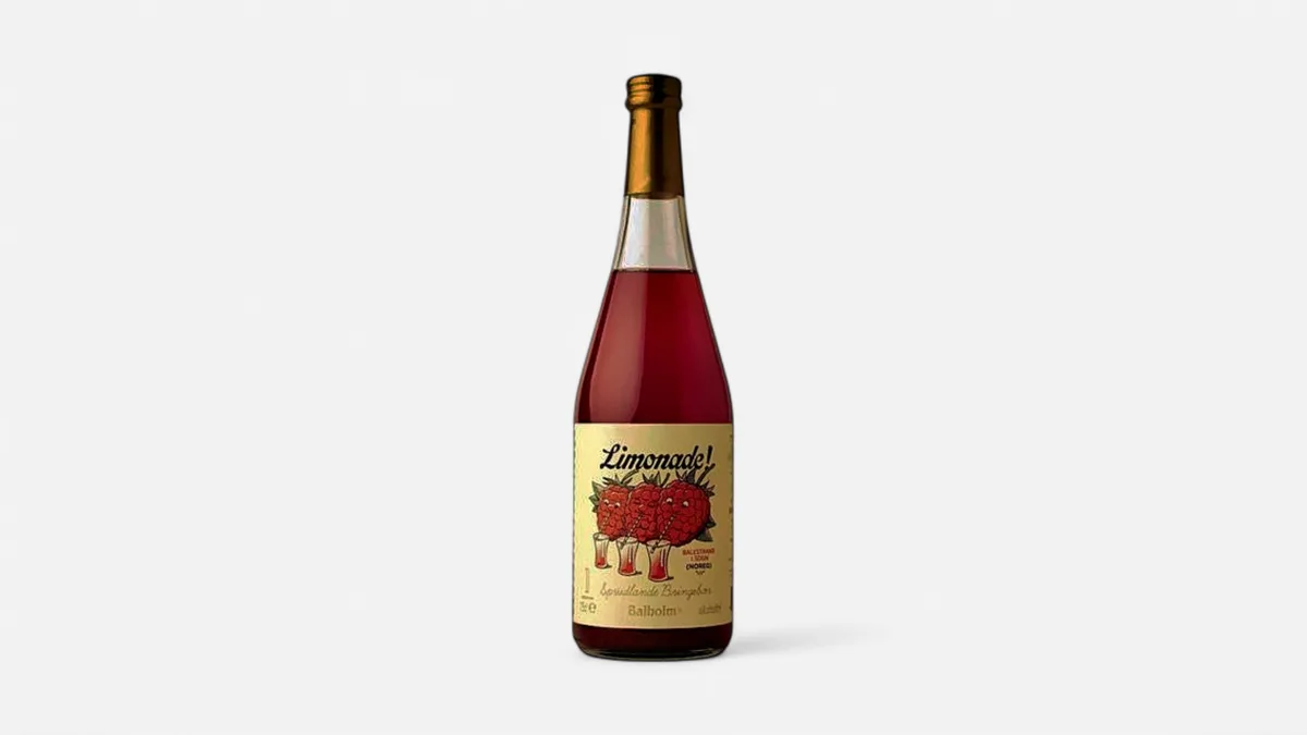 Bringebær limonade 0,33l.