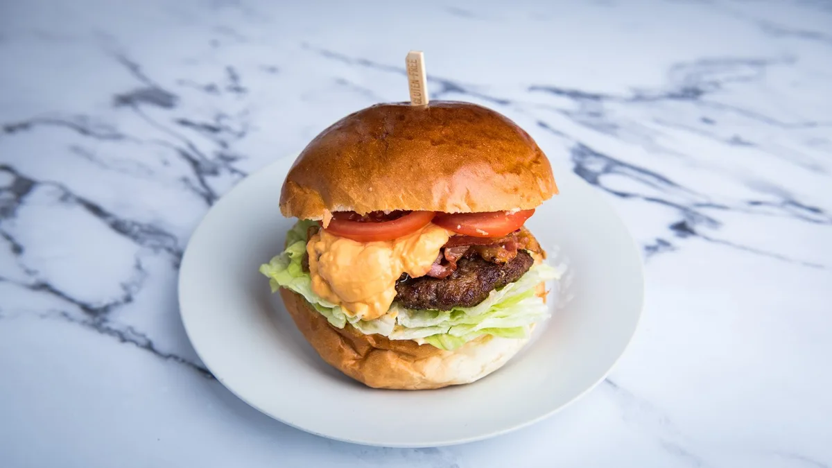 Cheddar burger