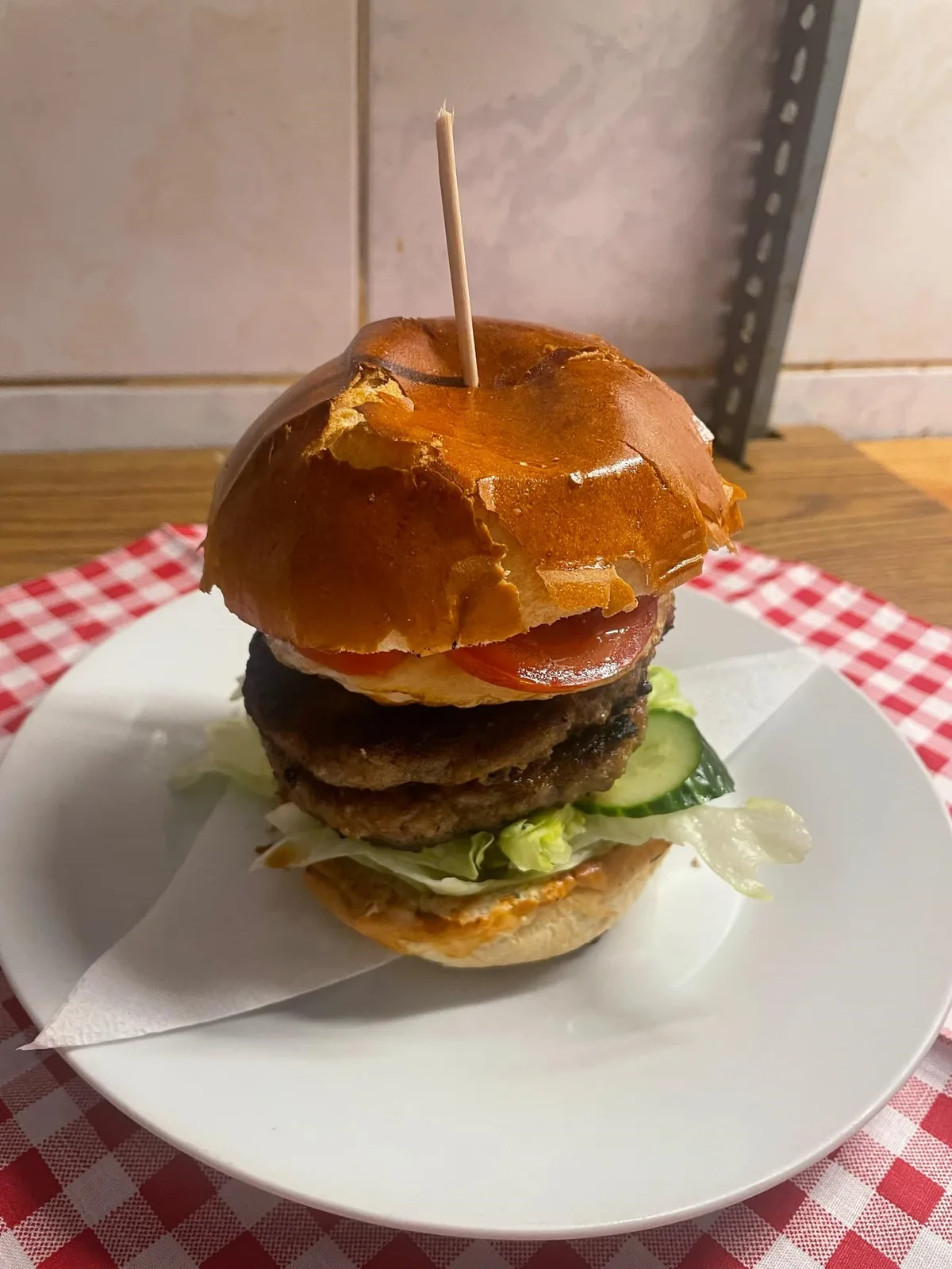 Extra burger