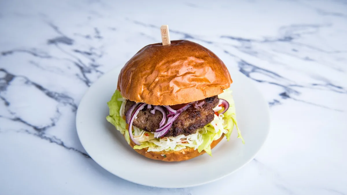 Retro hamburger