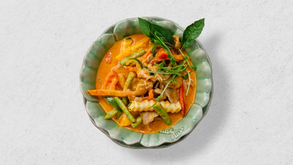 Röd Curry Vegetarisk