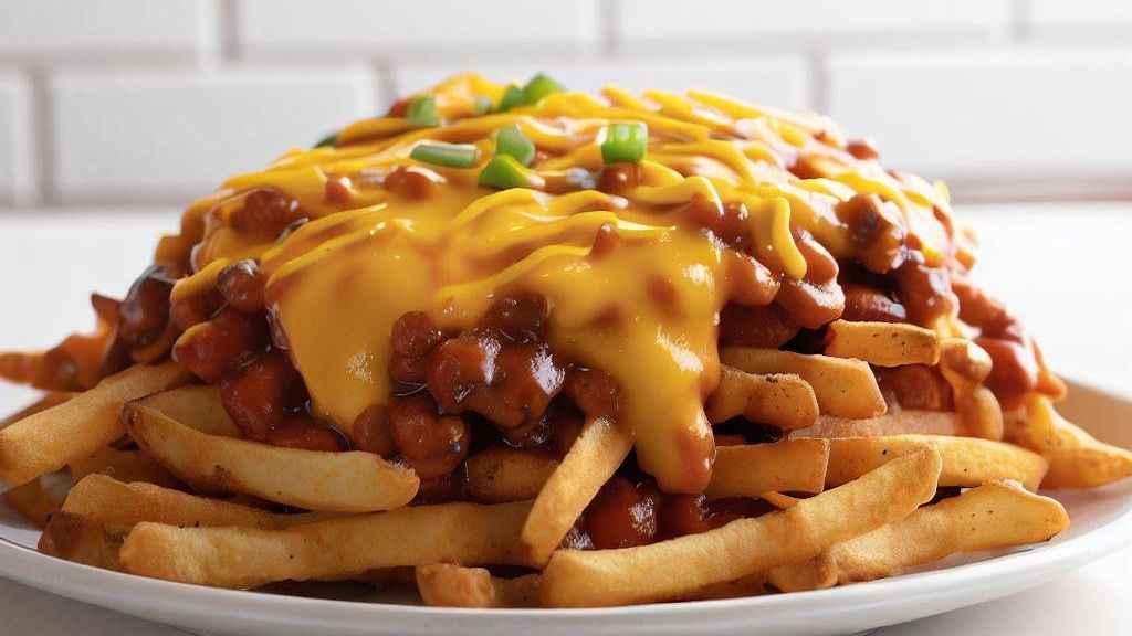 Side Chili and Cheddar Fries