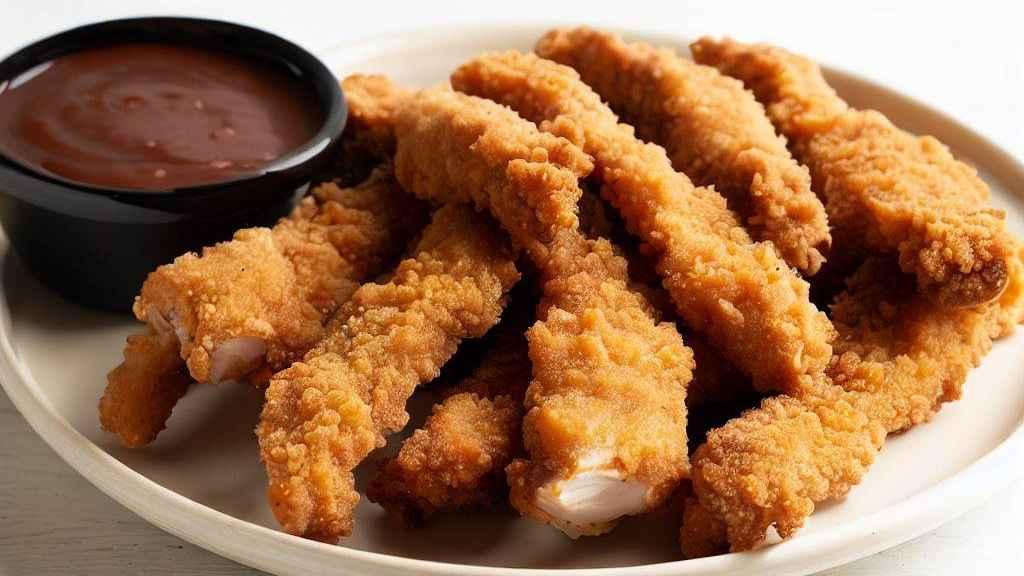Side JUMBO Chicken Tenders (3) w/ BBQ Dipping Sauce