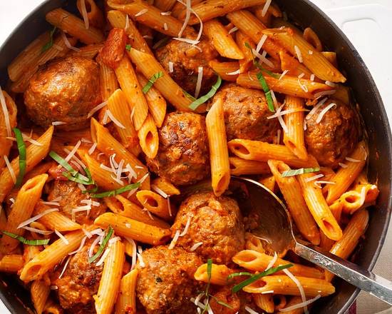 Penne Meatball Pasta