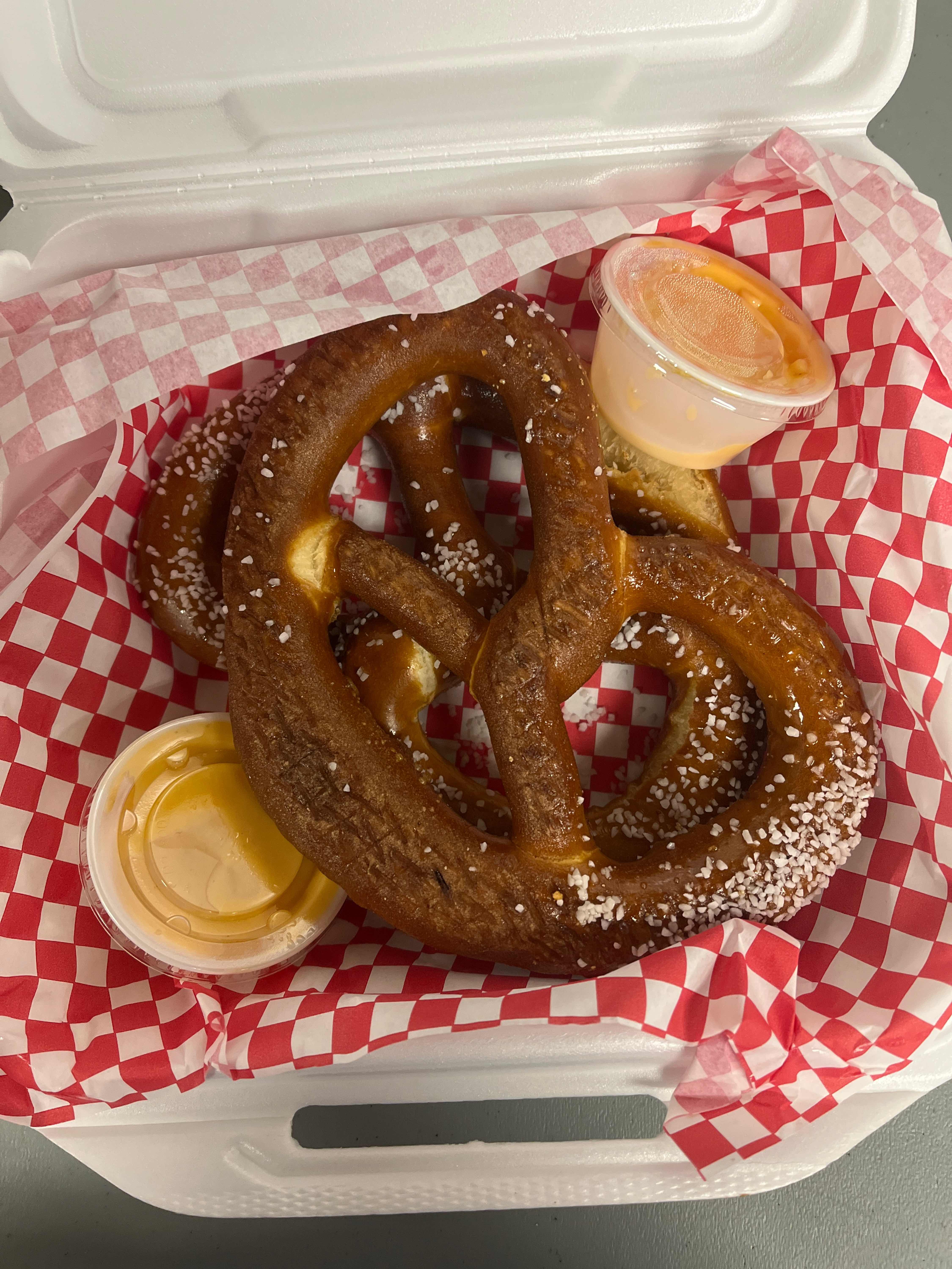 Basket of Soft Pretzels