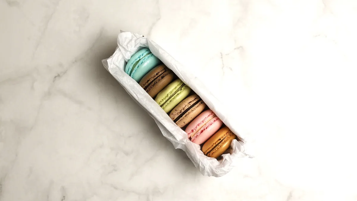 Sladký Macarons Box 6ks