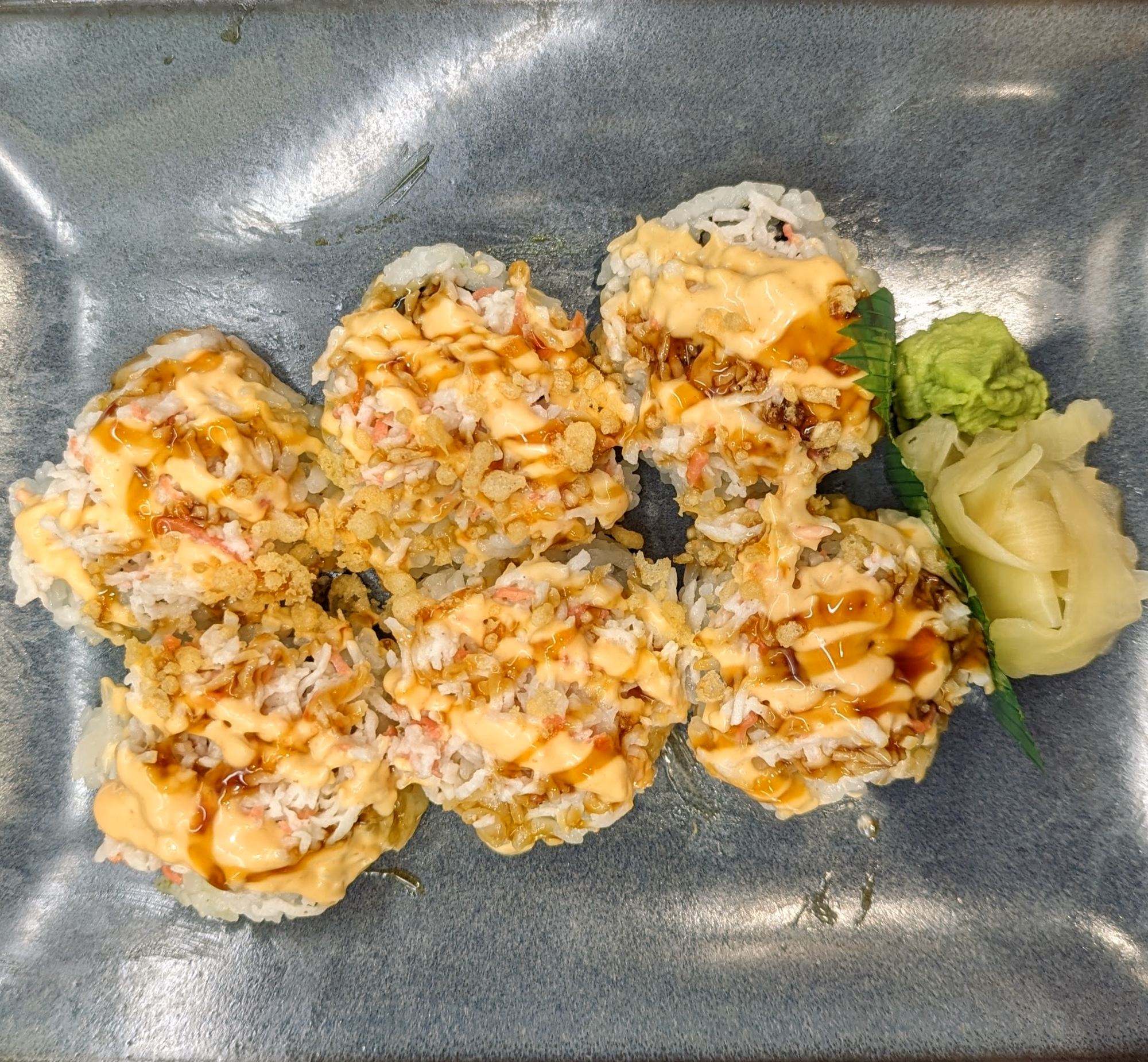 Dynamite Rolls with Crab Salad
