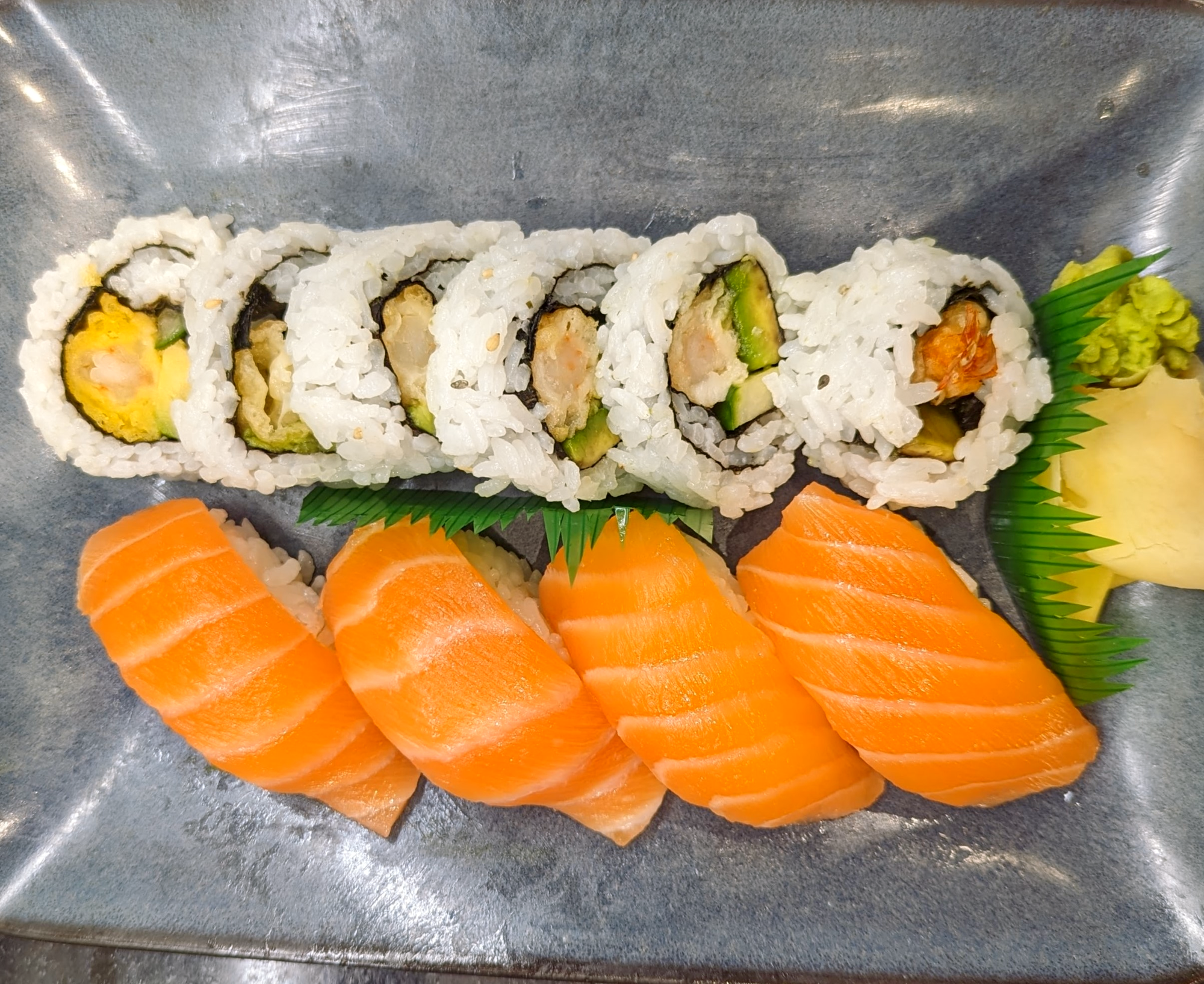 Sushi Combo A with Dynamite Rolls Without Sauce