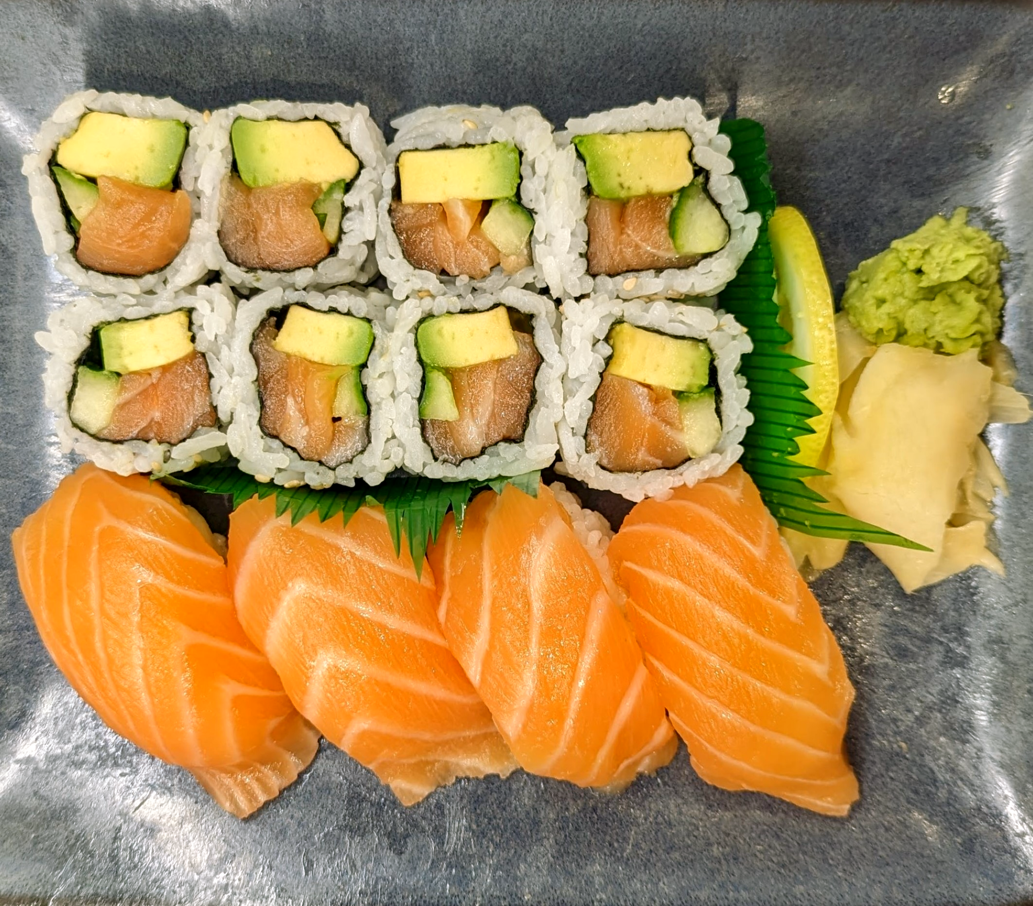 Sushi Combo with Alaska Rolls