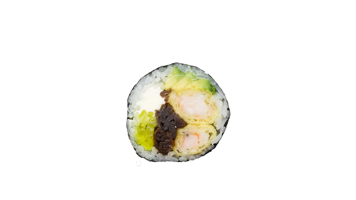 Futomaki z krewetkami (6szt)