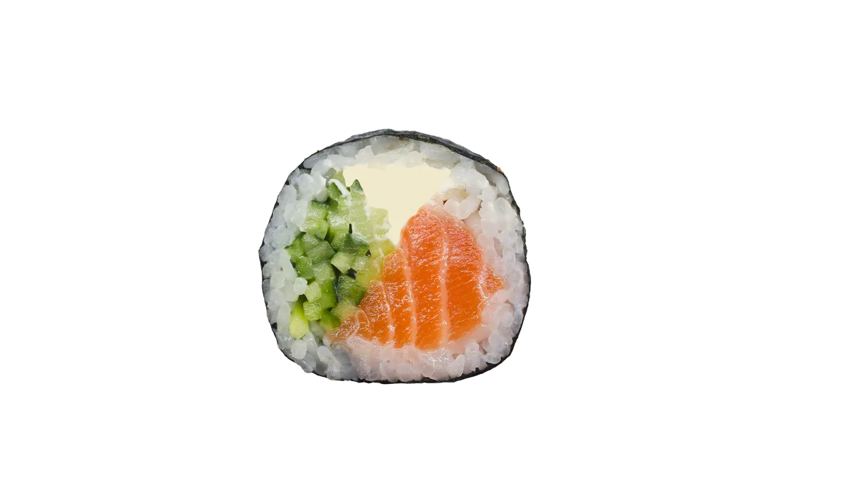 Futomaki z łosośiem (6szt)
