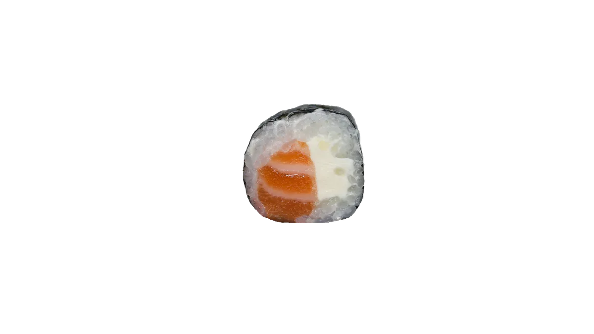 Hosomaki z łososiem i serem (8szt)