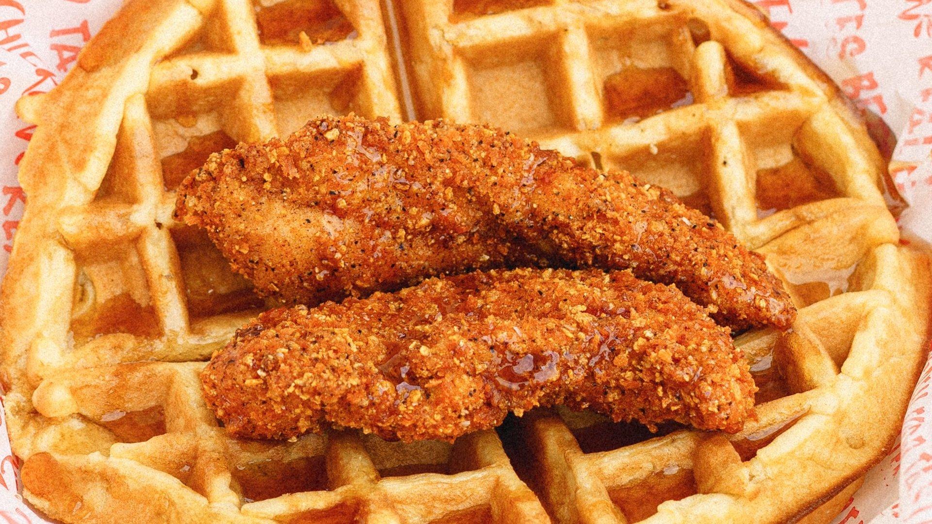 CHICKEN and WAFFLE