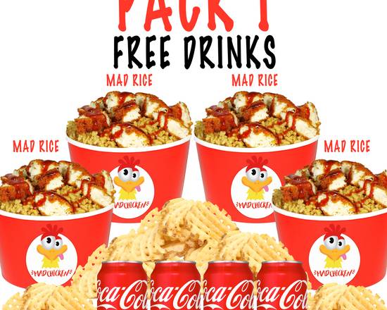 MAD PACK 1 ( FOR 4 PEOPLE )