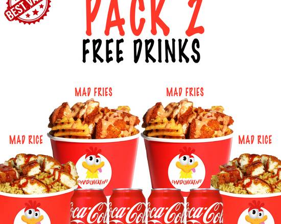 MAD PACK 2 ( FOR 4 PEOPLE )