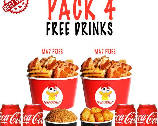 MAD PACK 4 ( FOR 2 PEOPLE )