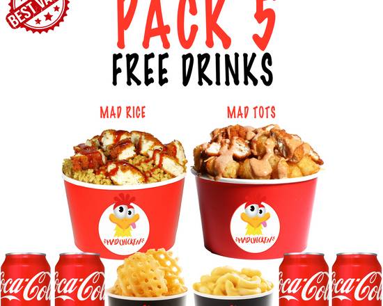 MAD PACK 5 ( FOR 2 PEOPLE )