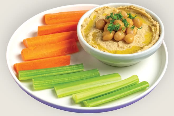 Loaded Mediterranean Hummus (v, veg, df, gf)