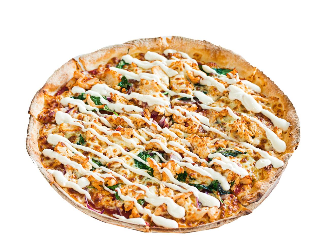 Mad Garlic Chicken and Ranch Pizza
