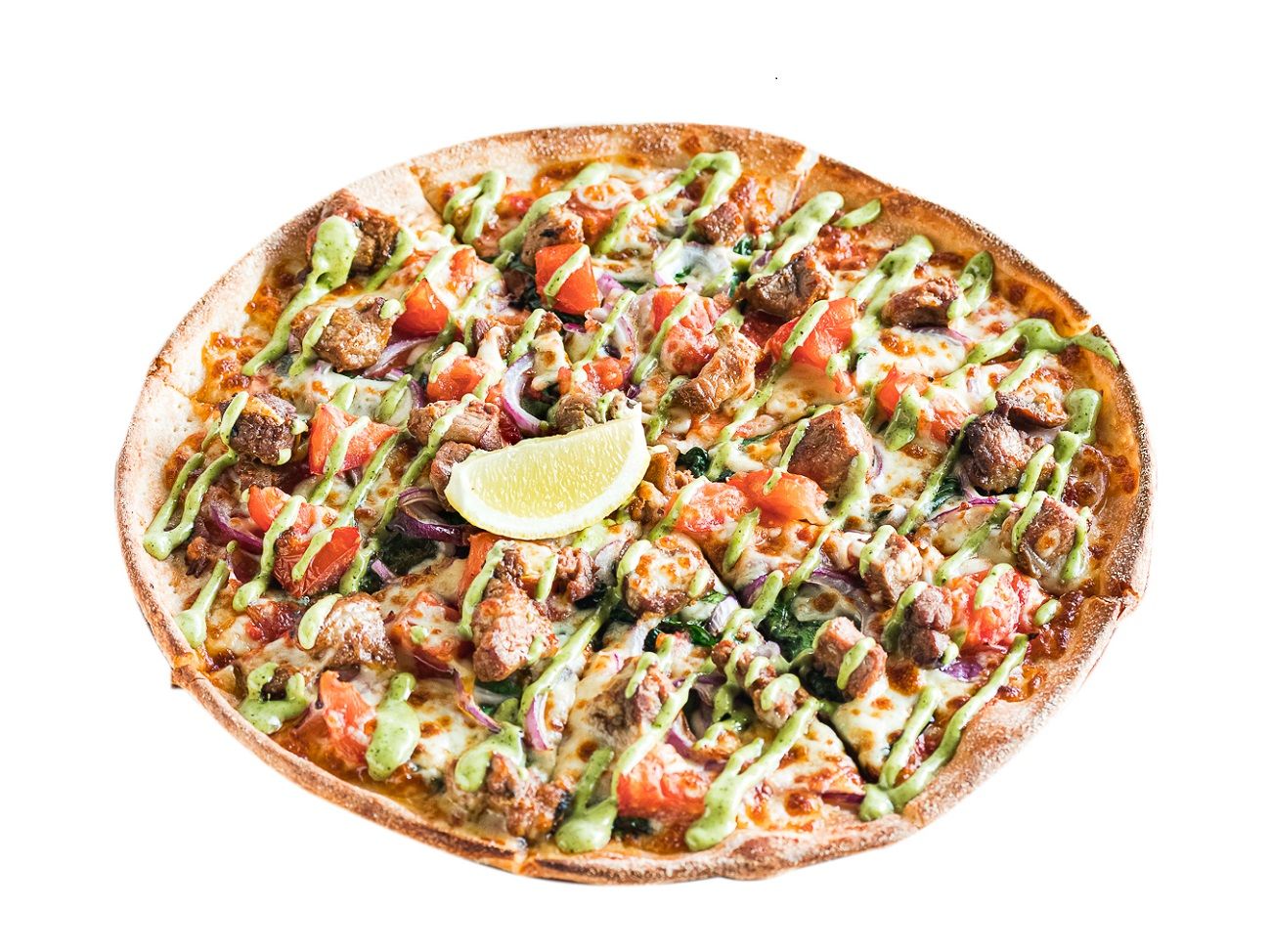 Mad Greek Lamb Pizza