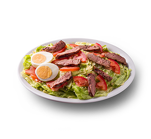 Caesar Salad Com Tiras De Mignon Grelha