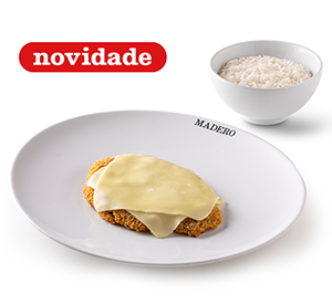 Milanesa De Peito De Frango Com Queijo