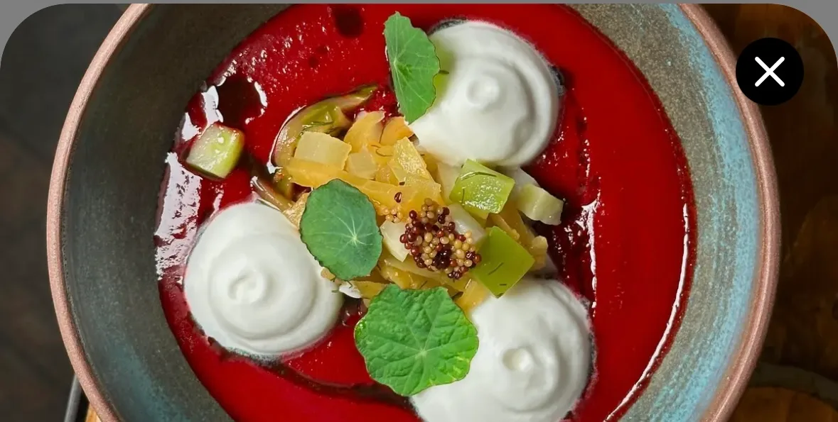 CÉKLA GAZPACHO (vegán)