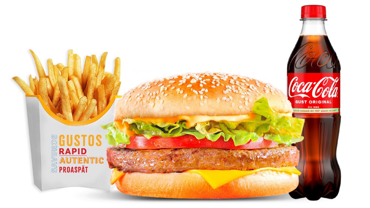 Burger de pui Meniu