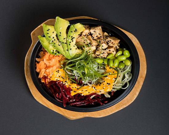 Donburi de Tofu Marinado