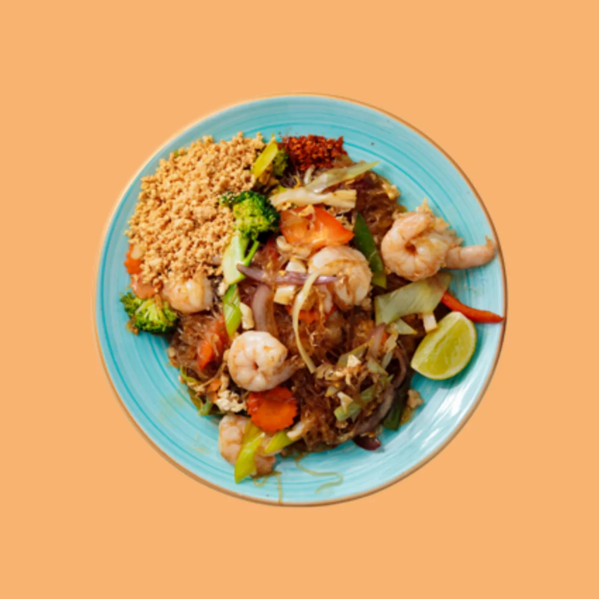 22. Pad Thai Glasnudlar