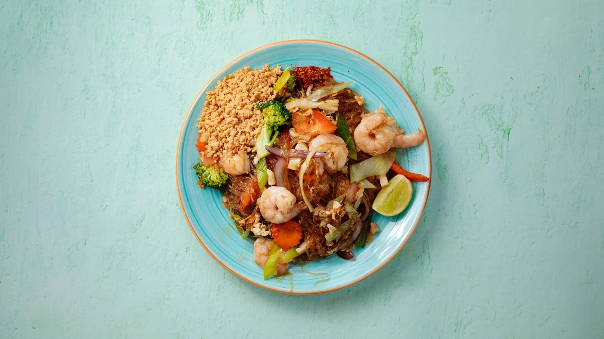 30. Pad Thai Glasnudlar