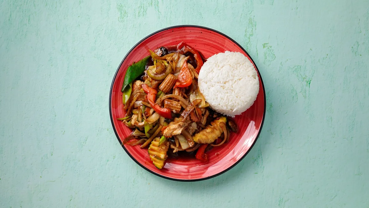 16. Ingefära Wok