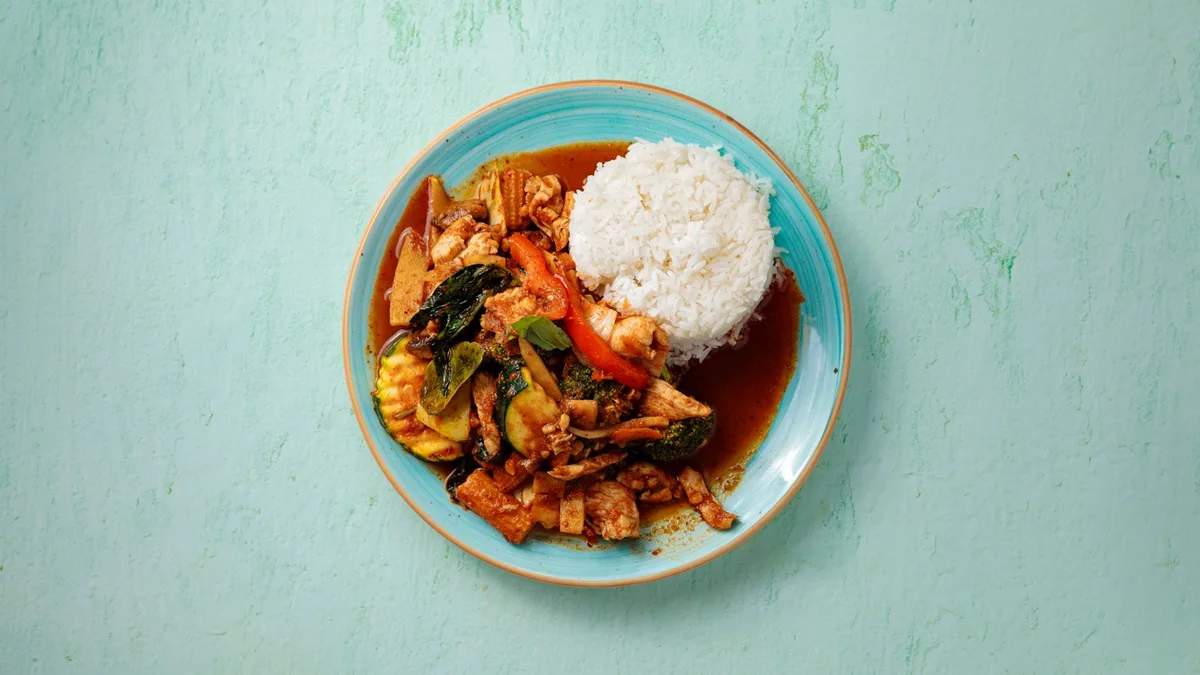 20. Röd Curry Wok