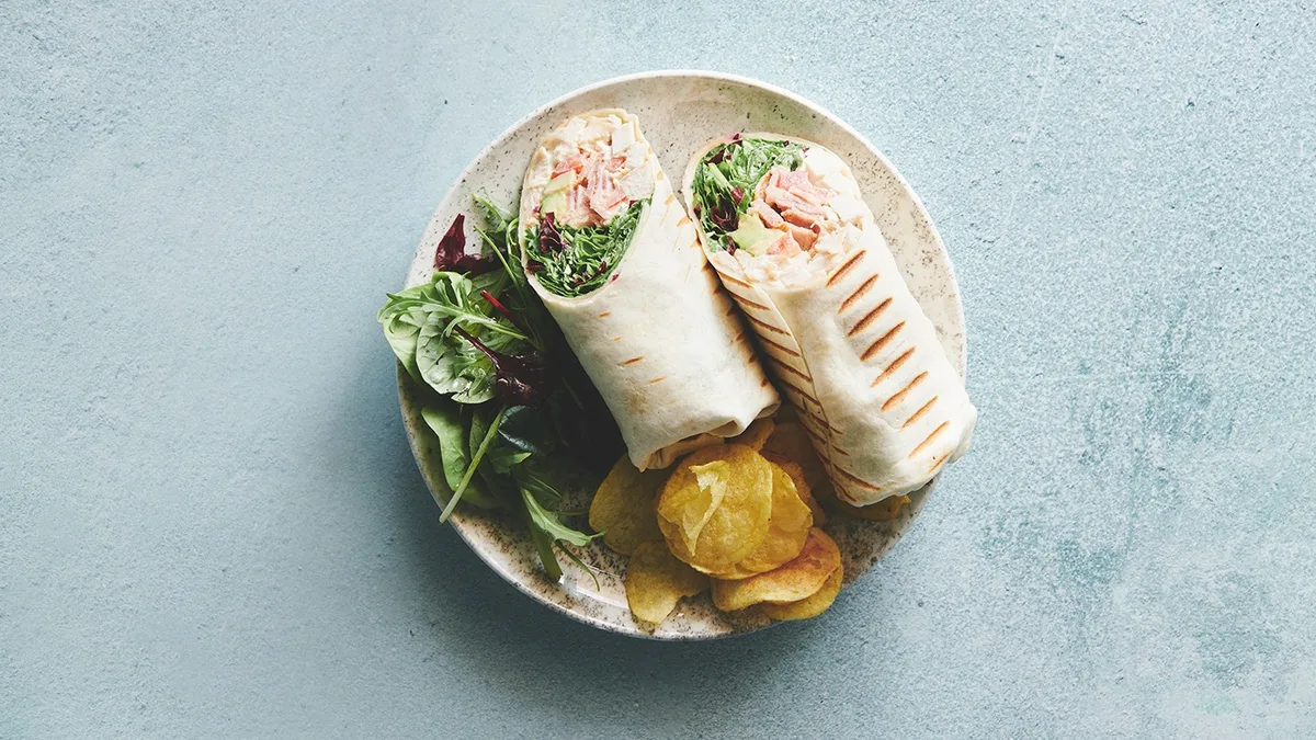 Kylling and Bacon Wrap - L