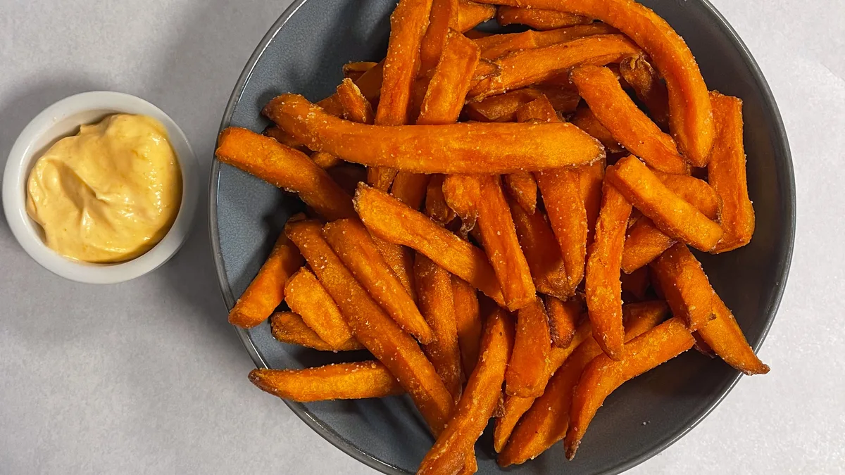 Sweet potato fries (V) (G)
