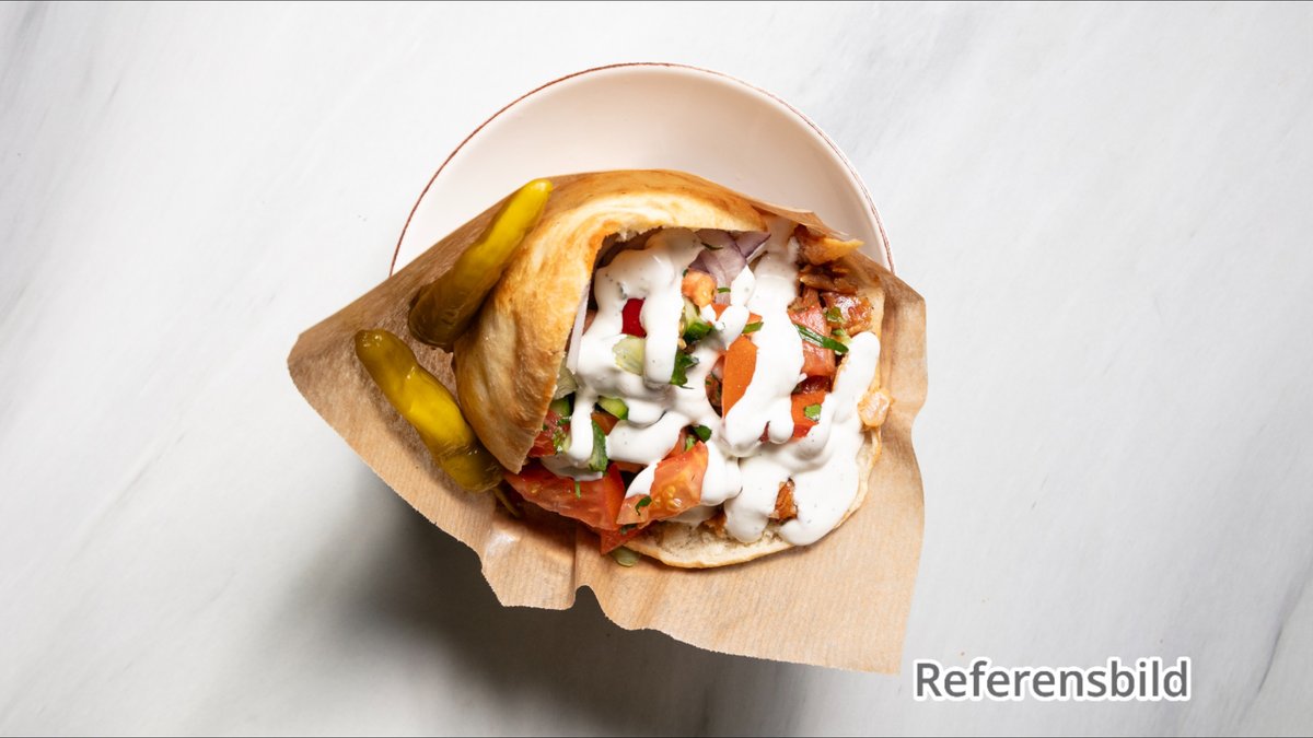 Kycklingkebab and Bröd