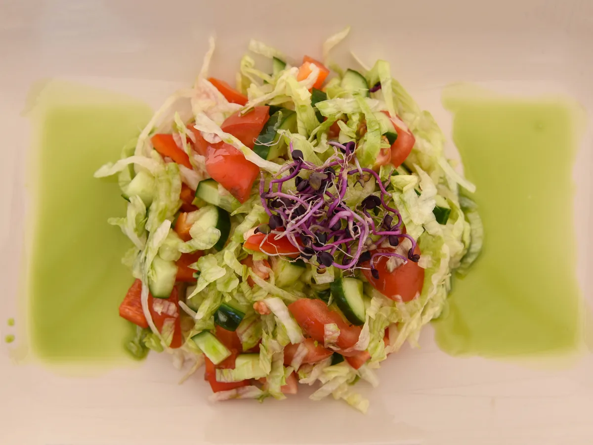 Friss kevert saláta, citrus dressing