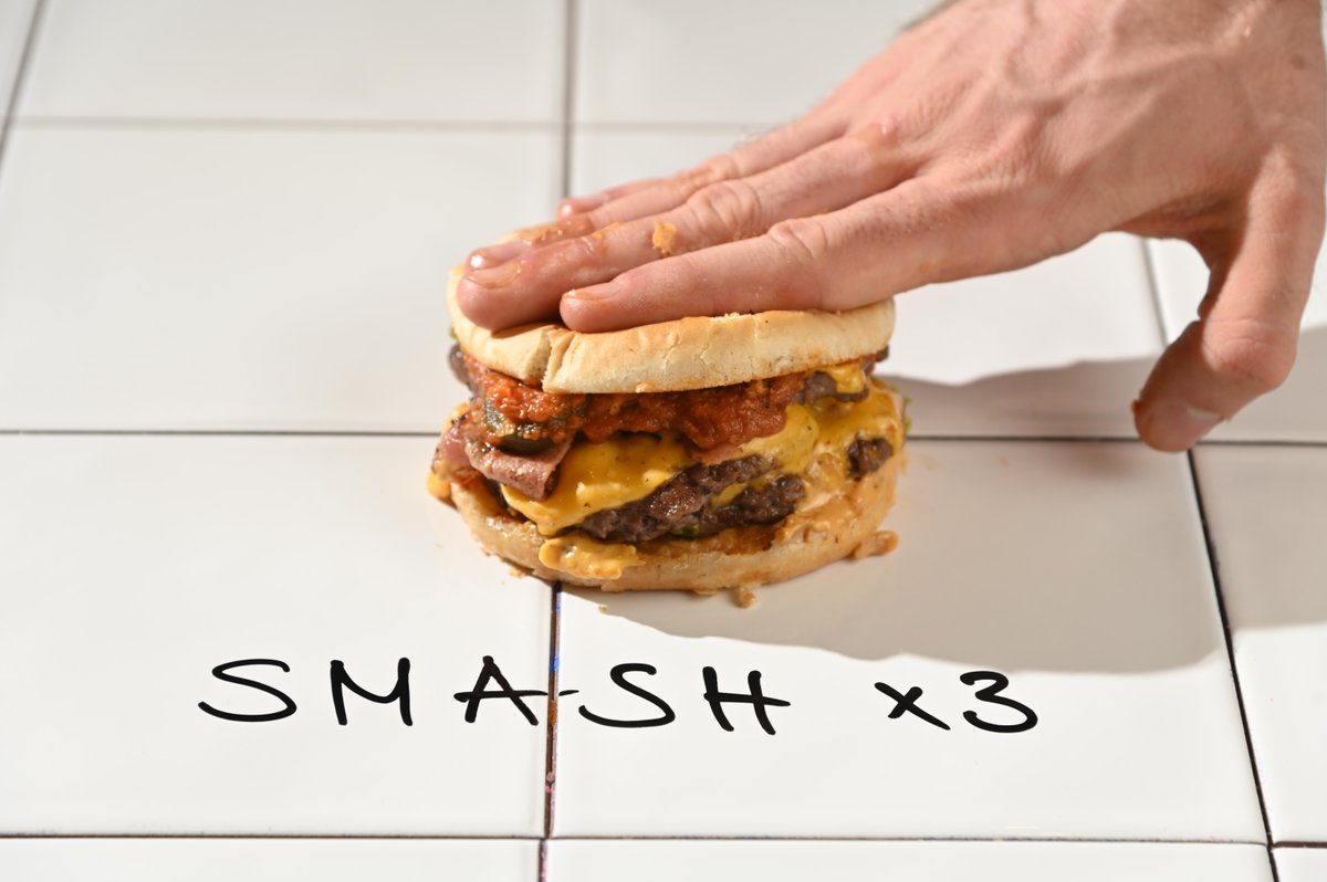 BBQ+Halapenjo smash triple
