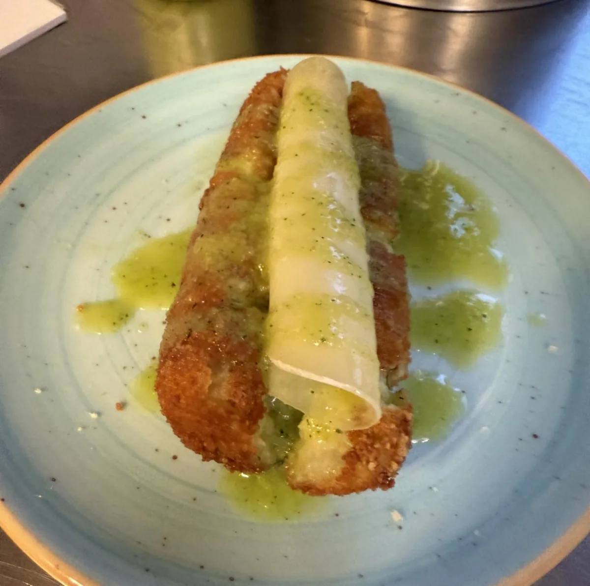 Maxi Crocchè (zucchini and caciocavallo)