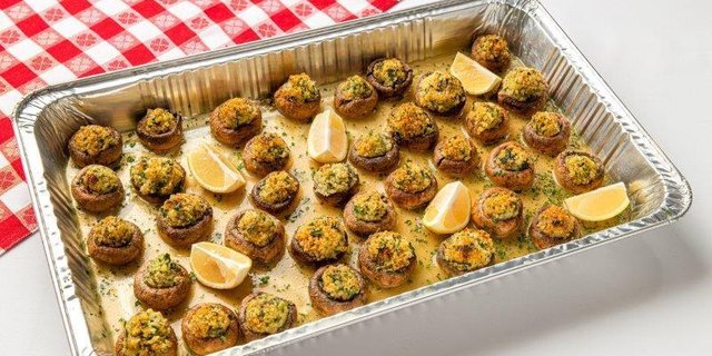 Parmesan Stuffed Mushrooms