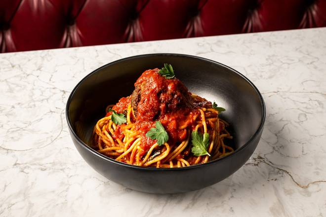 Spaghetti and Wagyu Beef Meatball