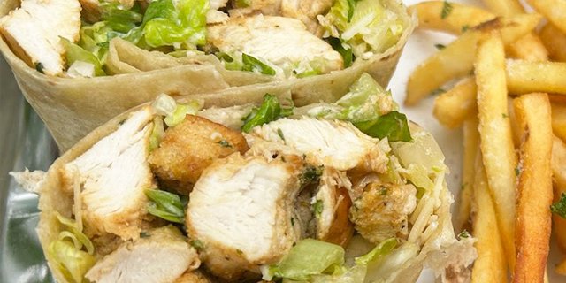 Chicken Caesar Wrap Platter