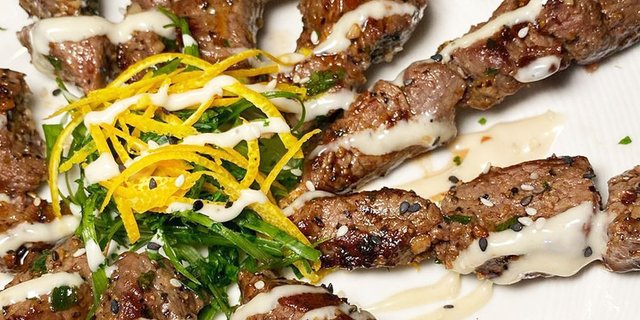 Sesame-Glazed Skewers