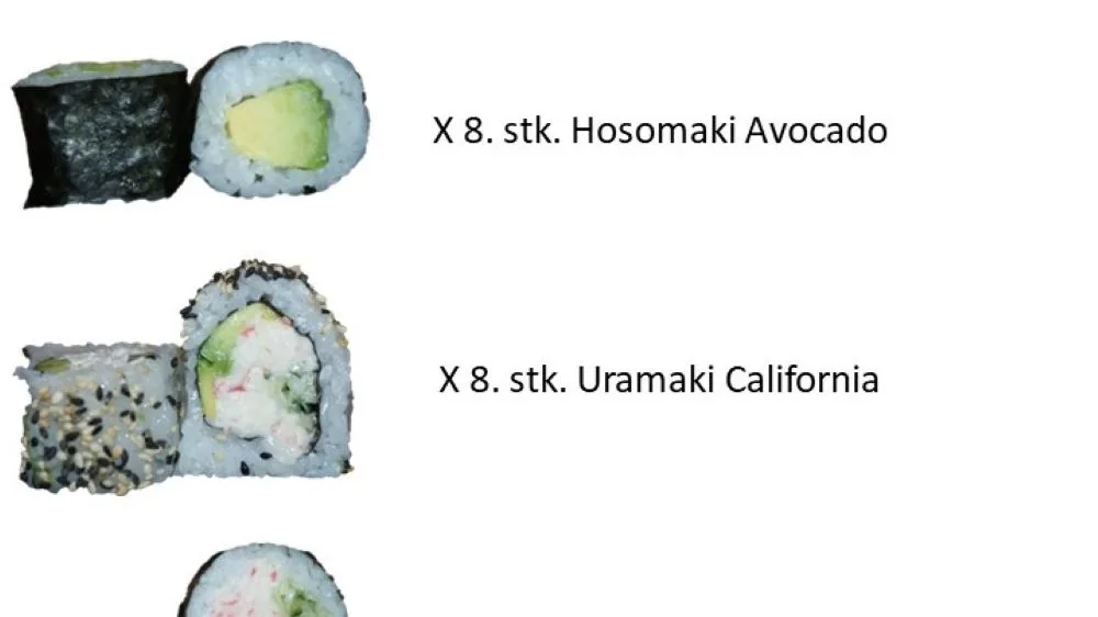 Surimi menu (28 stk)