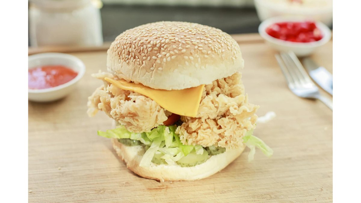 Crunchy burger