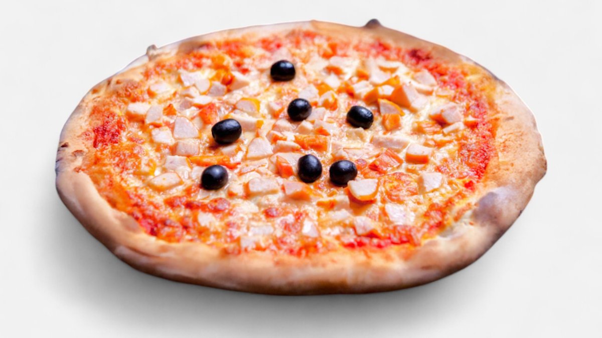 Mr. Chicken pizza