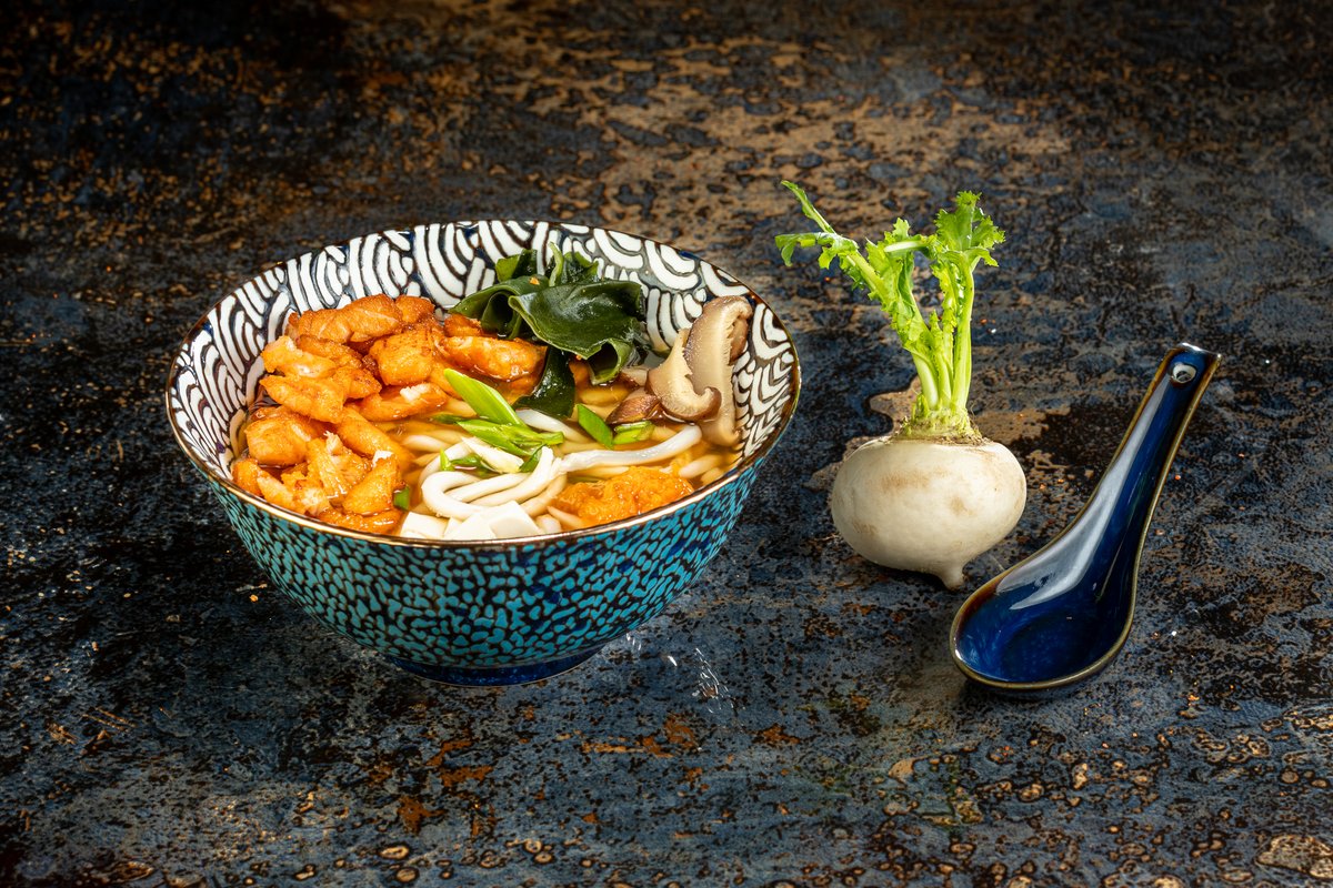Salmon Udon Soup